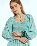SIXDO Woven Flared Dress